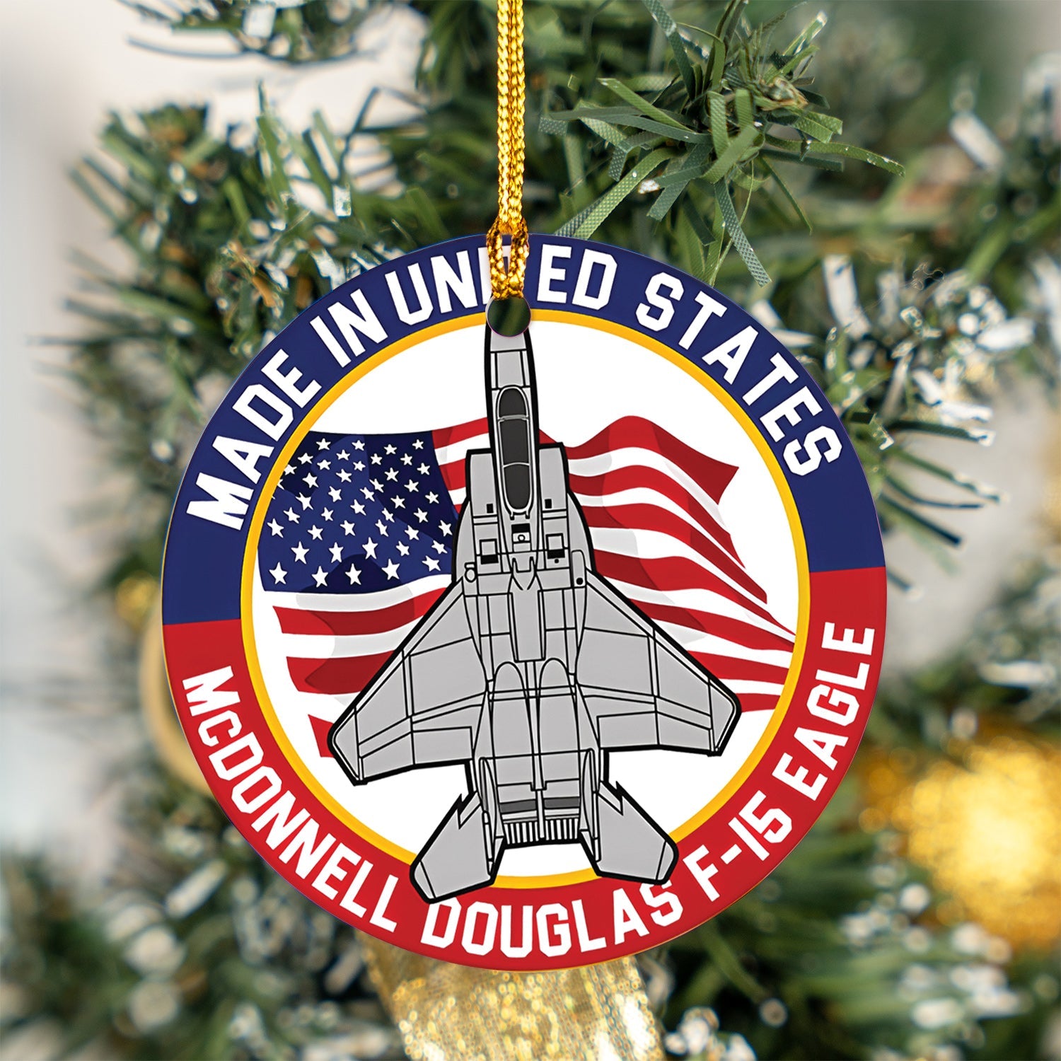 McDonnell Douglas F-15 Eagle Ceramic Ornament