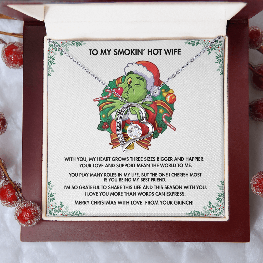 My Smokin' Hot Wife - I Love You - Forever Love Necklace