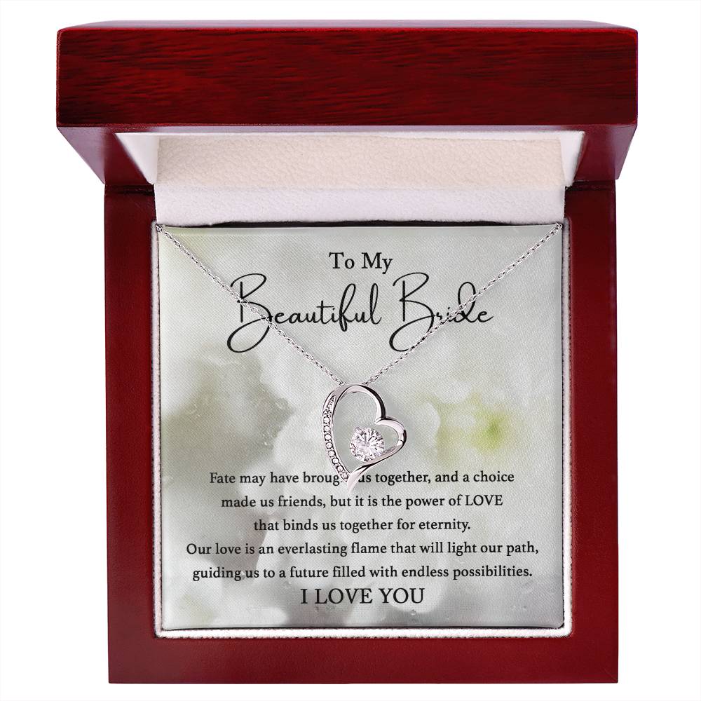 Bride-Fate Forever Love Necklace