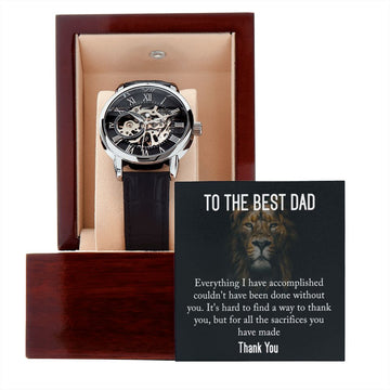Dad-Thank You For Everything-Openwork Watch