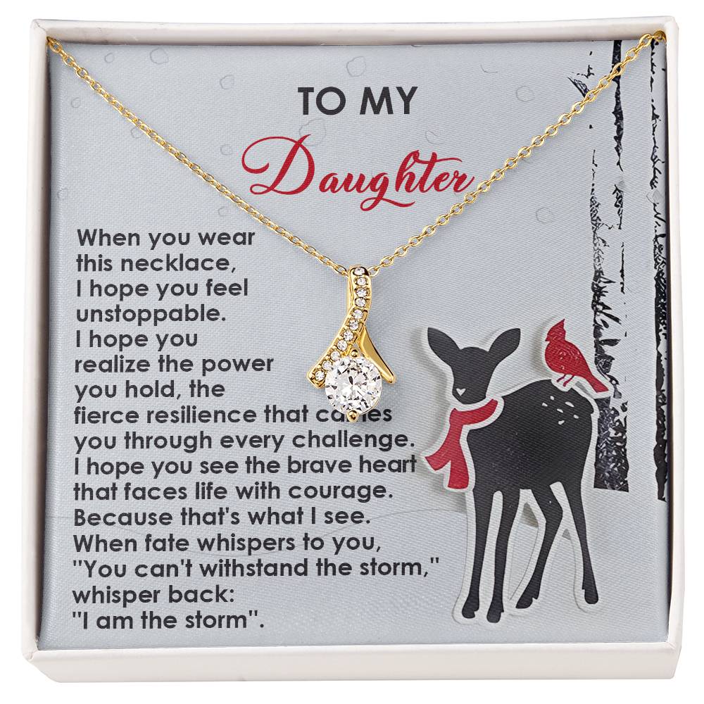 Daughter - Every Challenge Alluring Beauty Necklace