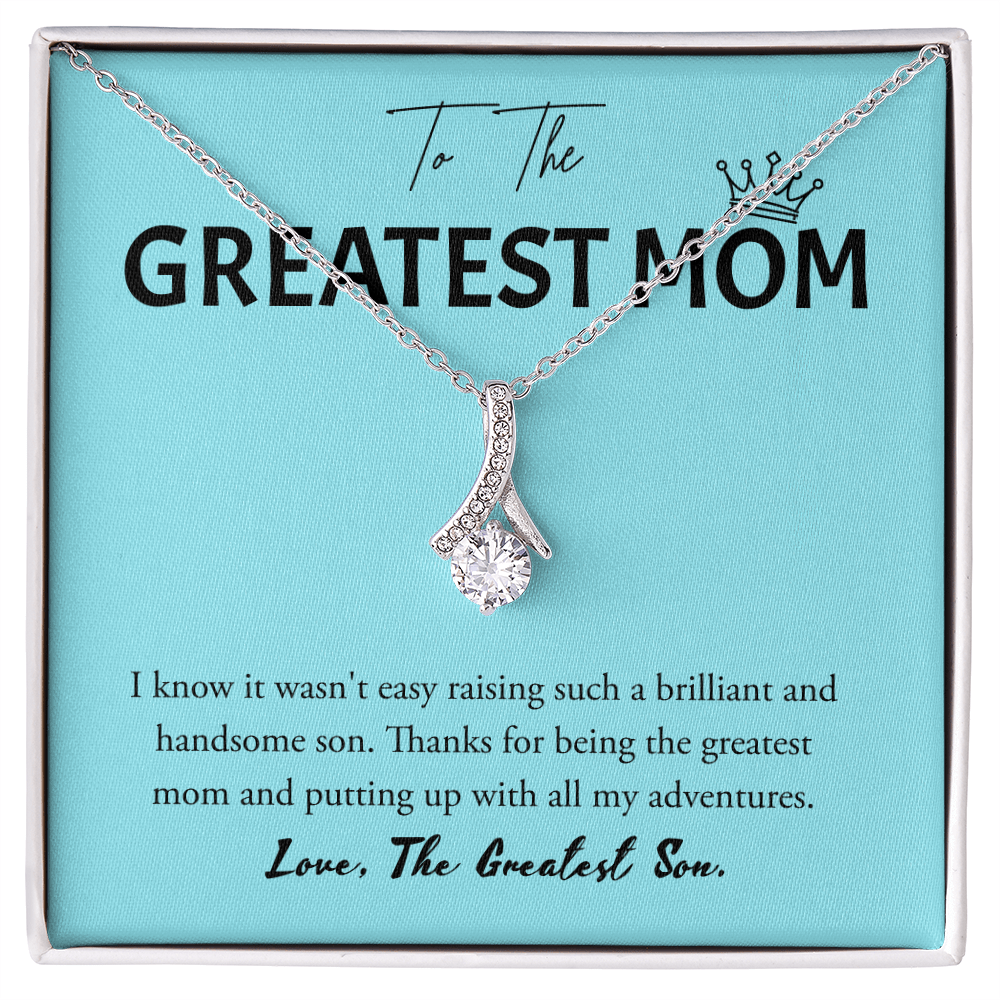 Mom - The Greatest Mom Alluring Beauty Necklace