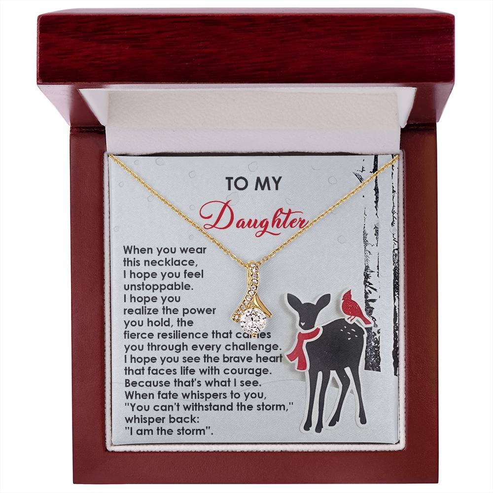 Daughter - Every Challenge Alluring Beauty Necklace