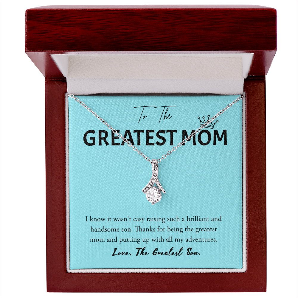 Mom - The Greatest Mom Alluring Beauty Necklace