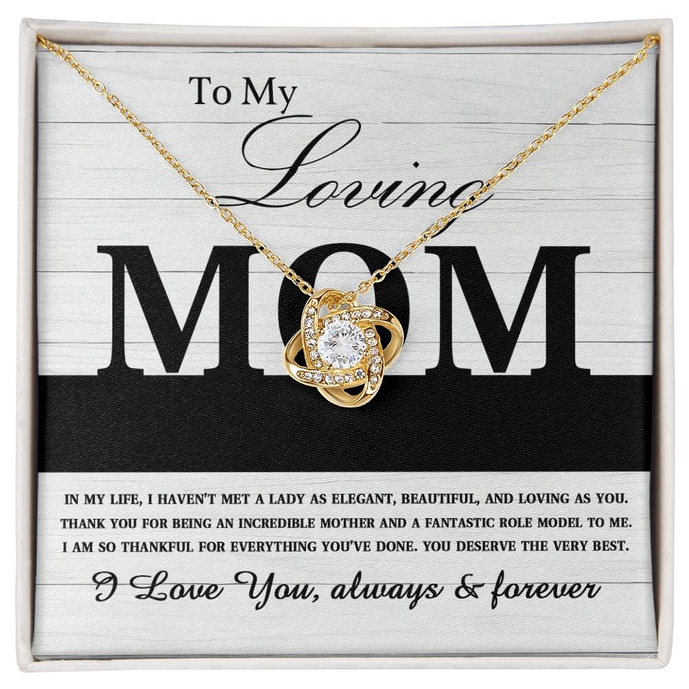 Mom - Loving As You Love Knot Necklace