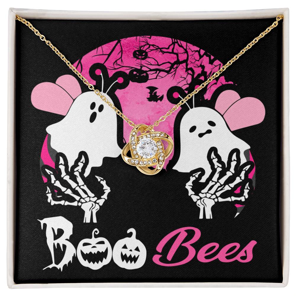 Wife - Boo Bees Love Knot Necklace