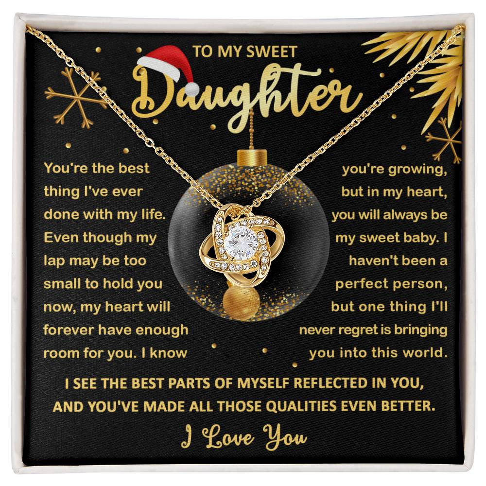 Daughter - Room For You Love Knot Necklace
