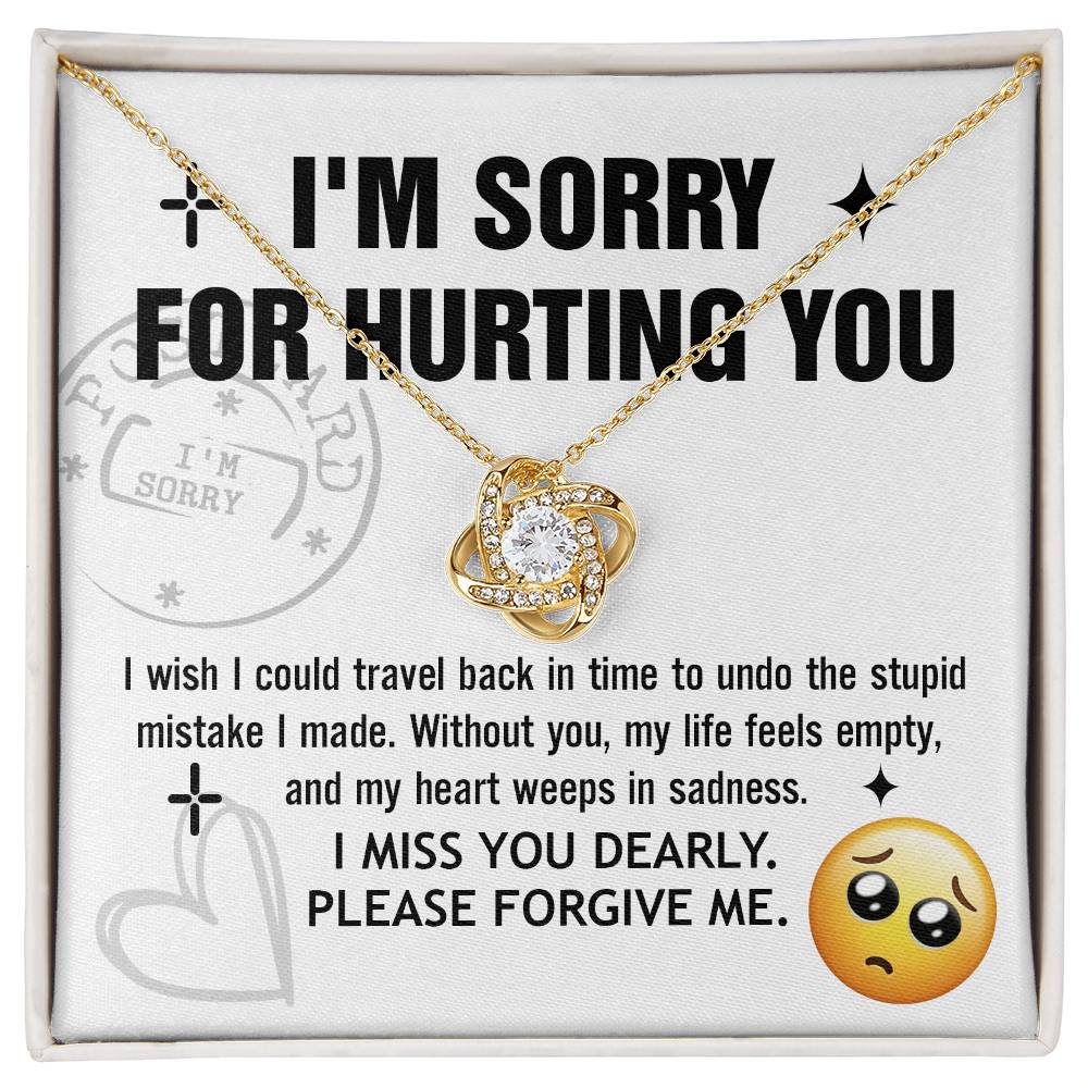 Wife - Travel Back Love Knot Necklace