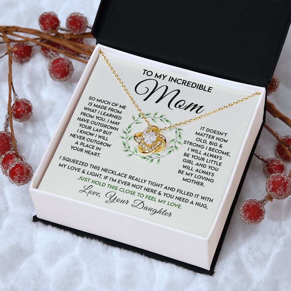 Mom-My Incredible Mom Love Knot Necklace