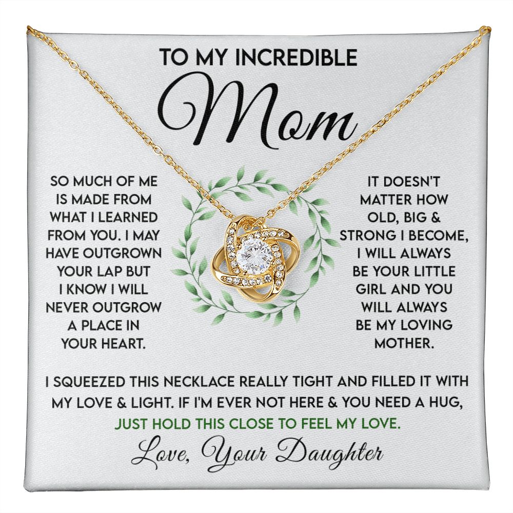 Mom-My Incredible Mom Love Knot Necklace