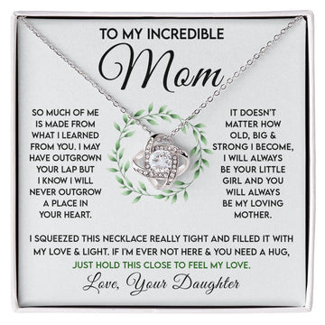 Mom-My Incredible Mom Love Knot Necklace