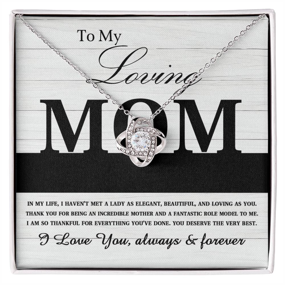 Mom - Loving As You Love Knot Necklace