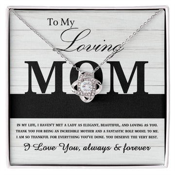 Mom - Loving As You Love Knot Necklace