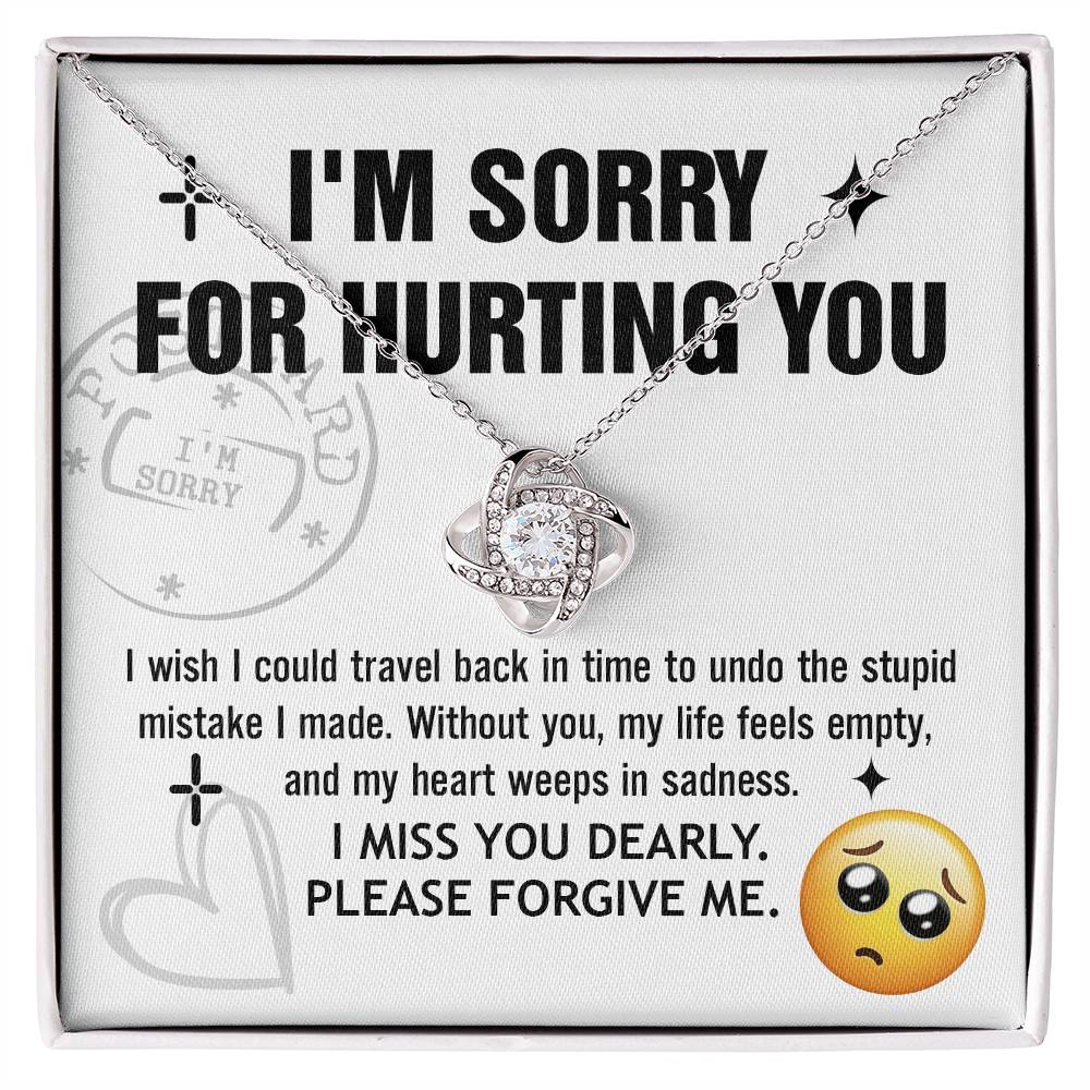 Wife - Travel Back Love Knot Necklace