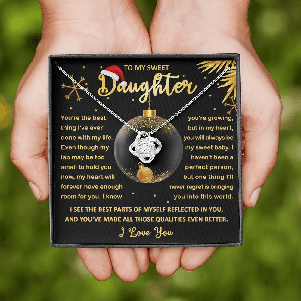 Daughter - Room For You Love Knot Necklace
