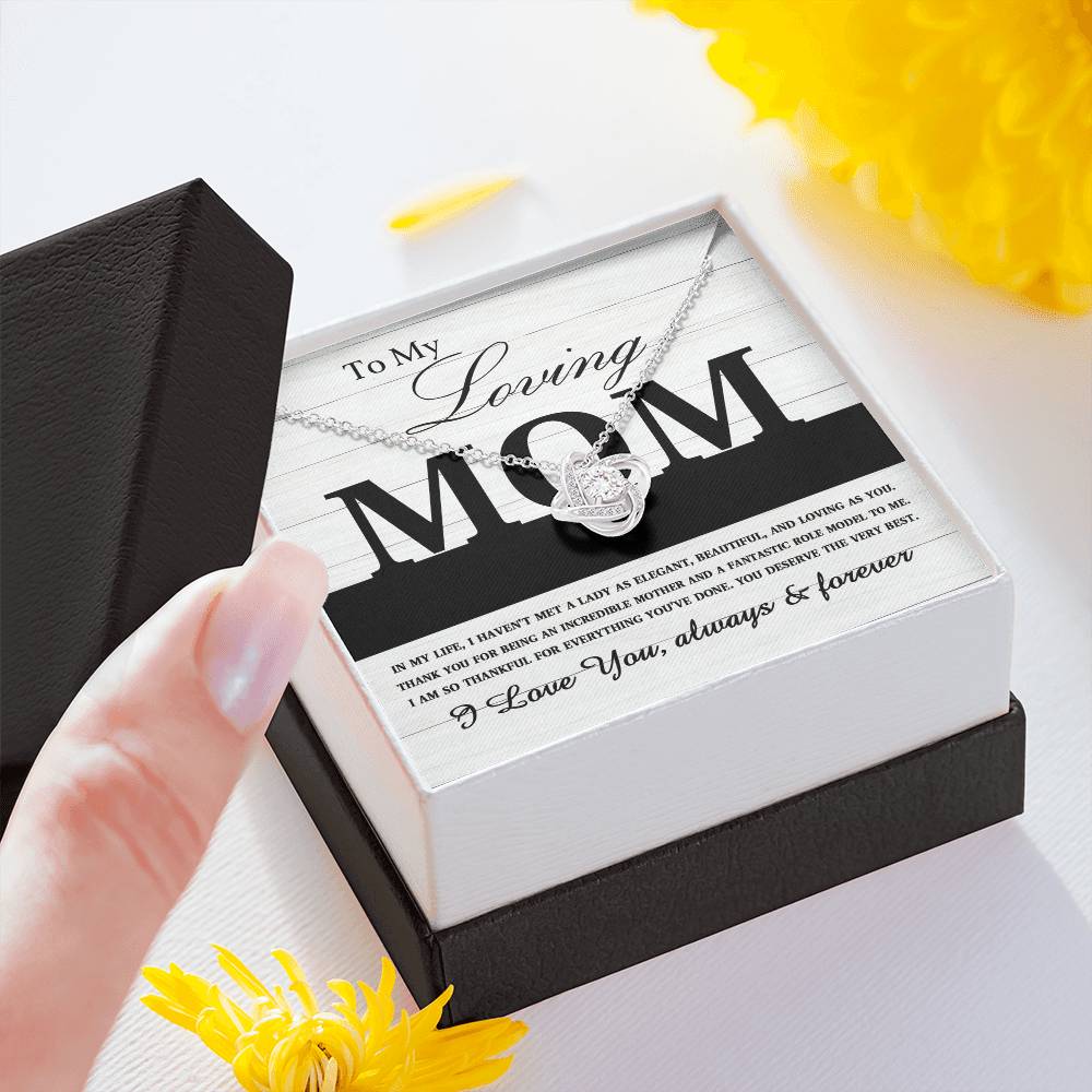 Mom - Loving As You Love Knot Necklace