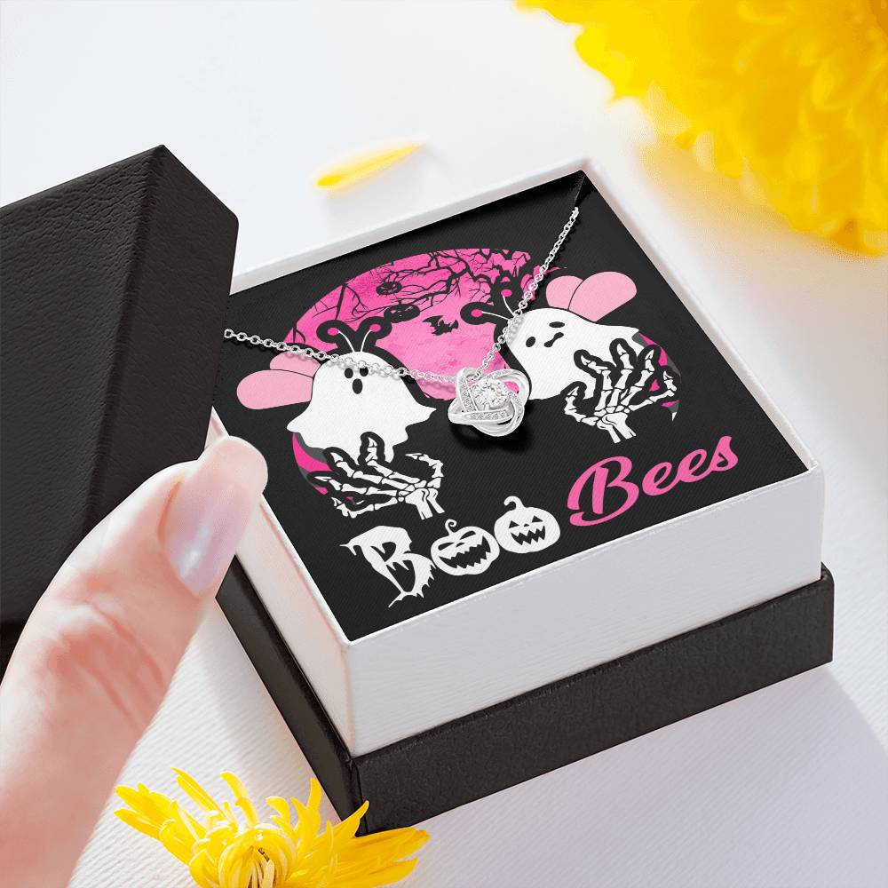 Wife - Boo Bees Love Knot Necklace