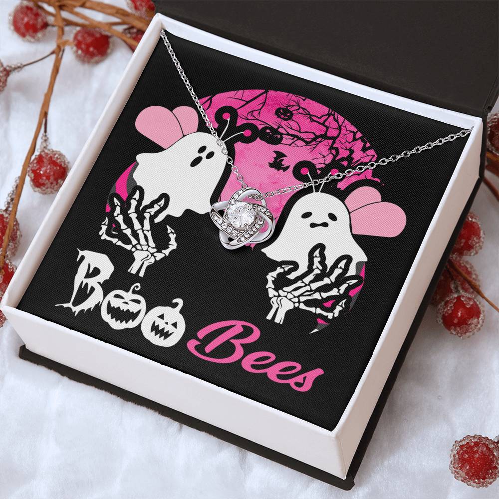 Wife - Boo Bees Love Knot Necklace