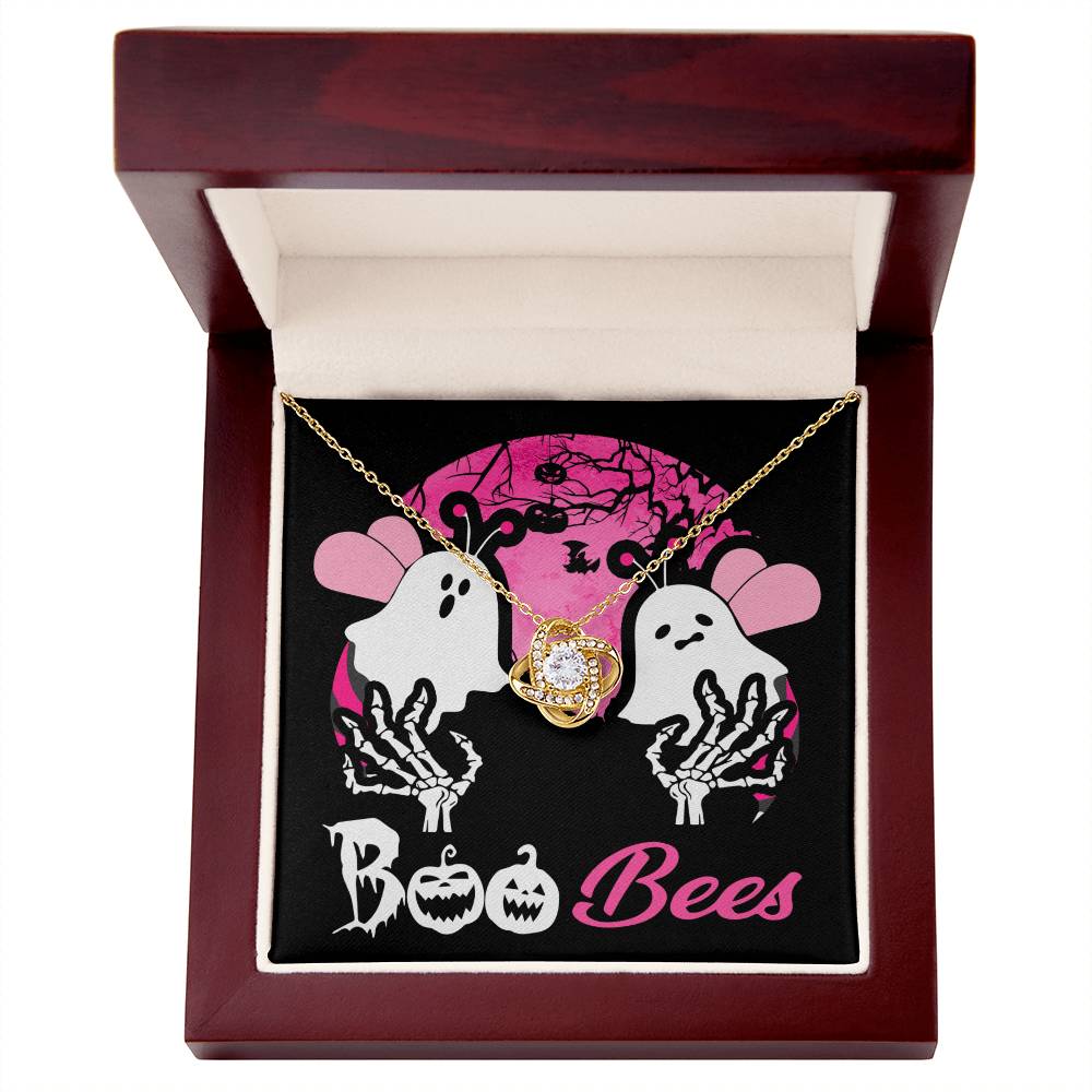 Wife - Boo Bees Love Knot Necklace