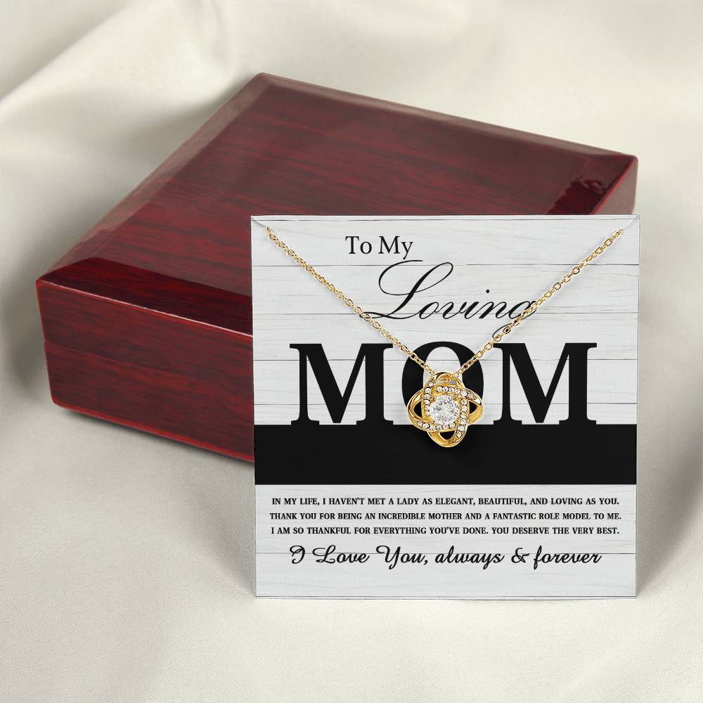 Mom - Loving As You Love Knot Necklace