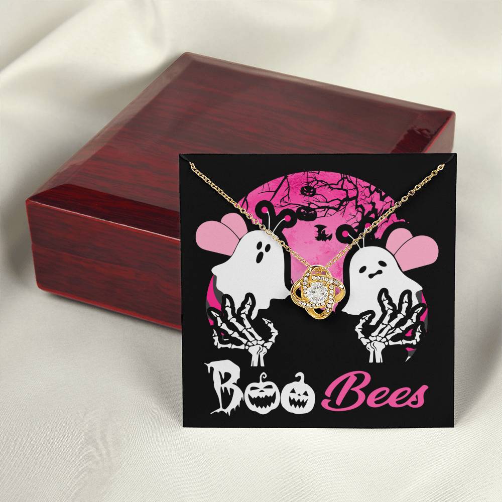 Wife - Boo Bees Love Knot Necklace