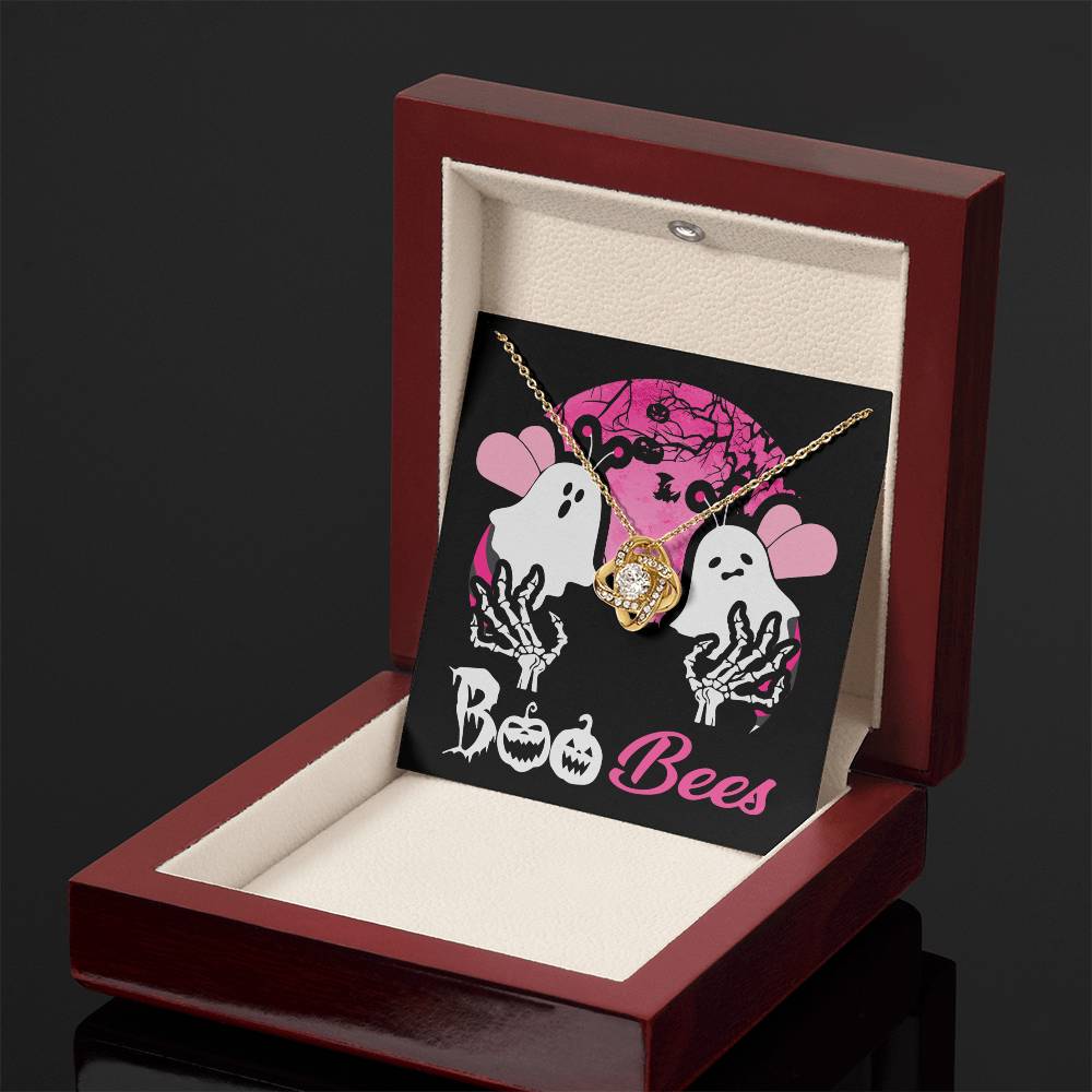 Wife - Boo Bees Love Knot Necklace