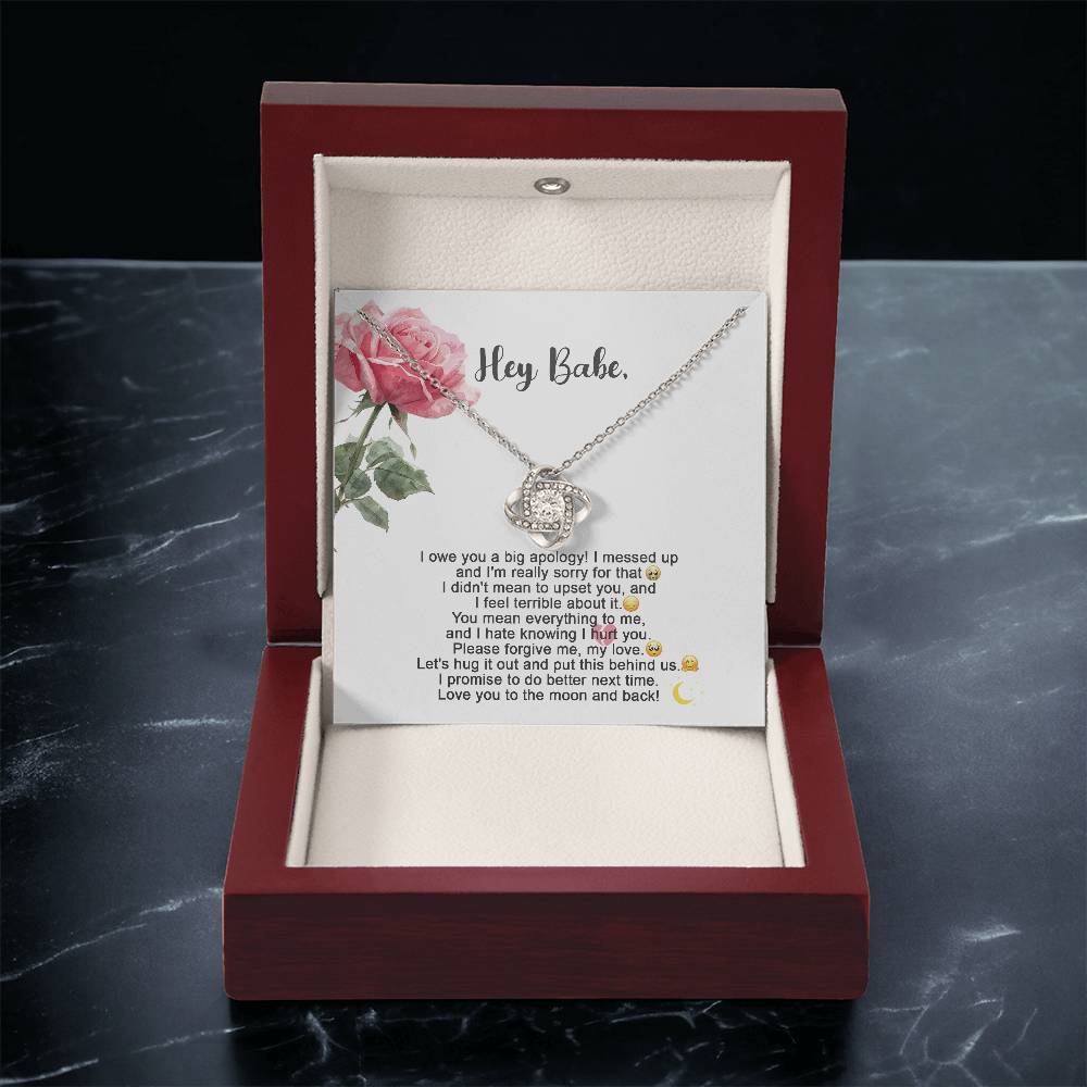 Wife - Hug It Out Love Knot Necklace