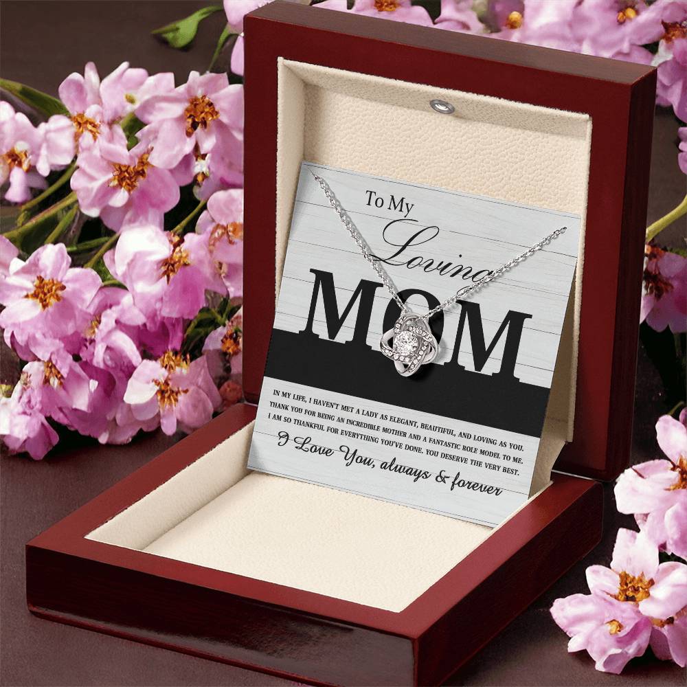 Mom - Loving As You Love Knot Necklace