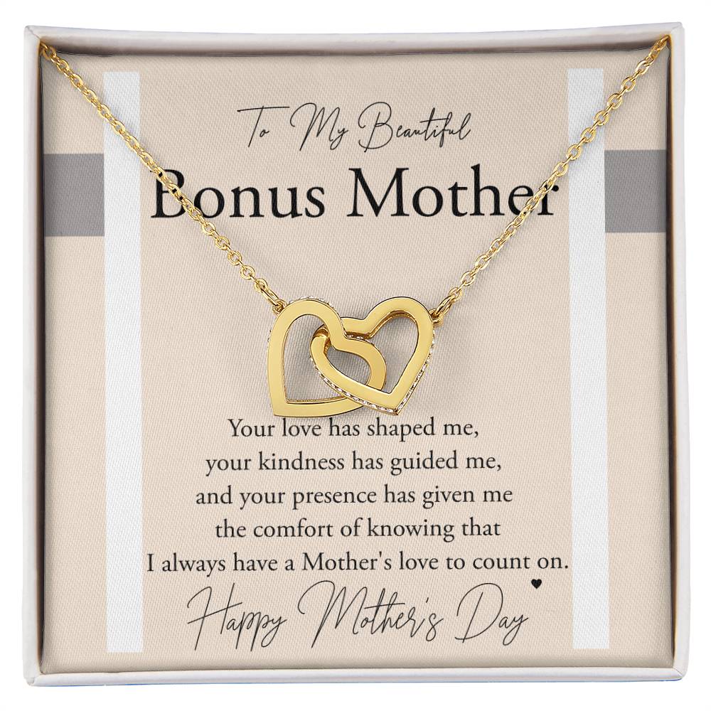 Bonus Mom - My Bonus Mom Interlocking Hearts Necklace