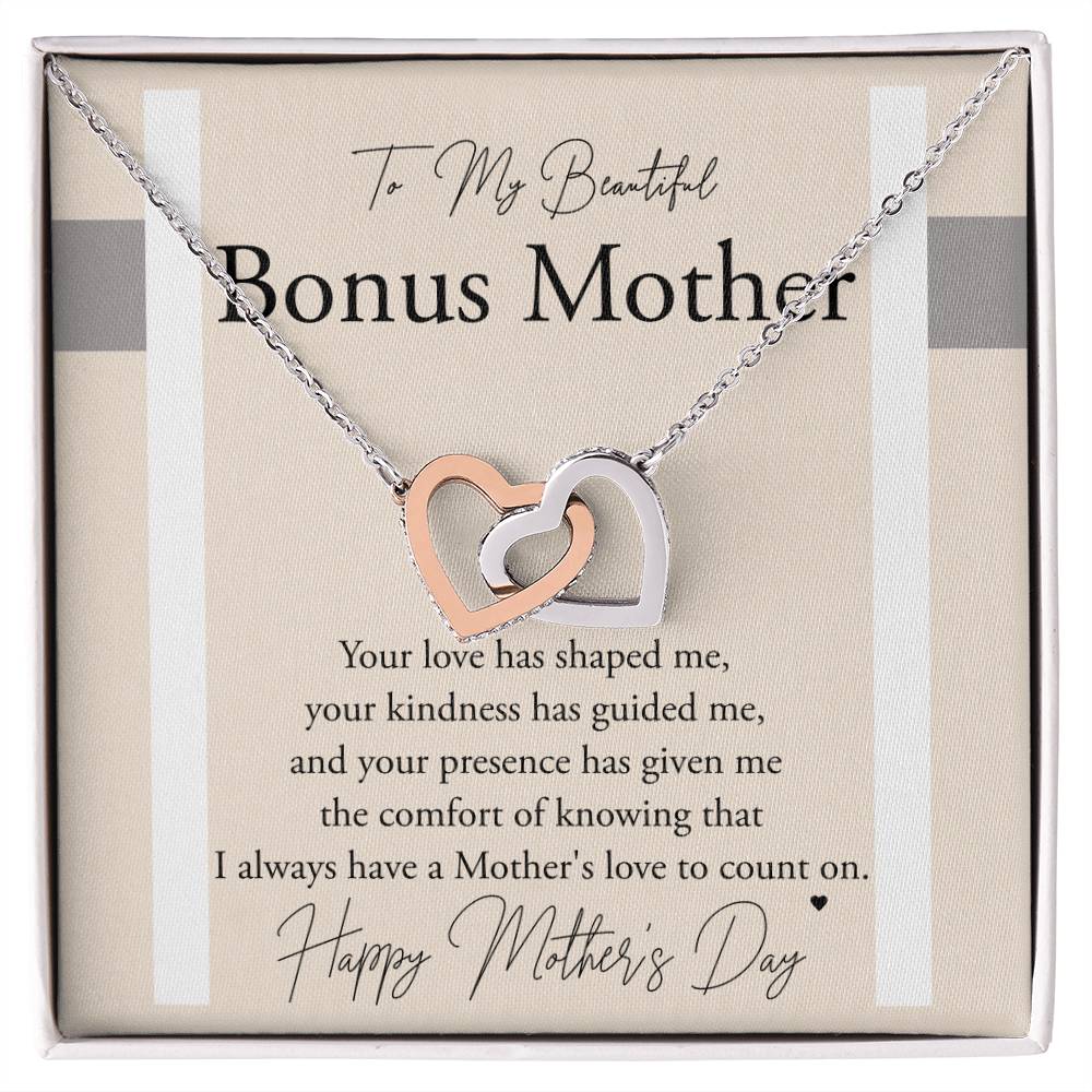 Bonus Mom - My Bonus Mom Interlocking Hearts Necklace