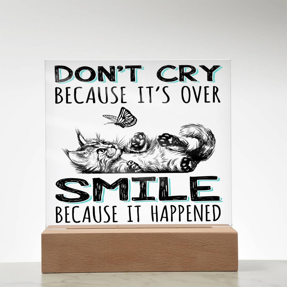 Smile It Happened - Acrylic Square Plaque