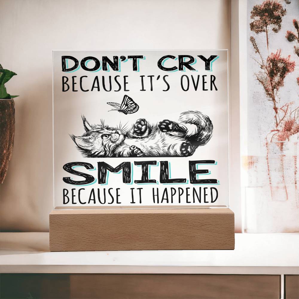 Smile It Happened - Acrylic Square Plaque