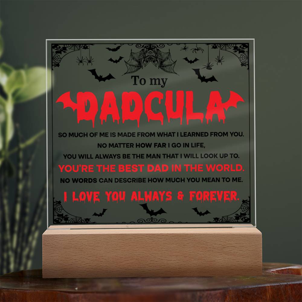Dad - Dadcula Acrylic Square Plaque