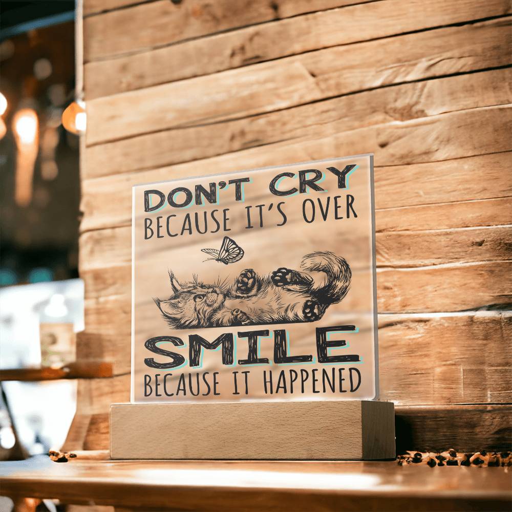 Smile It Happened - Acrylic Square Plaque