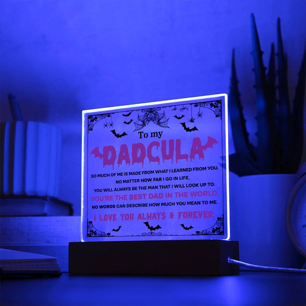 Dad - Dadcula Acrylic Square Plaque