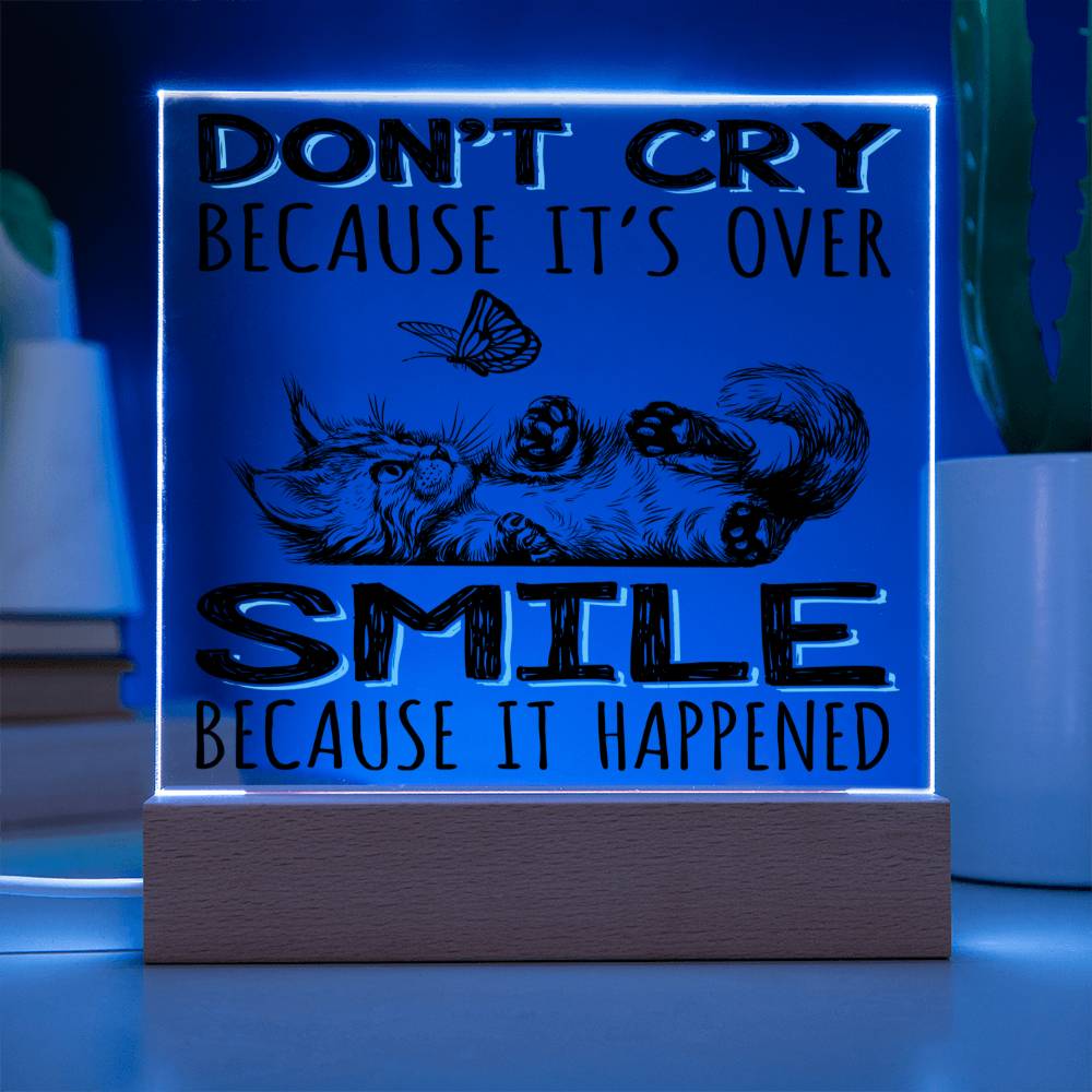 Smile It Happened - Acrylic Square Plaque