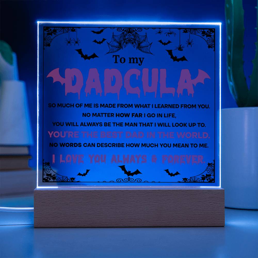 Dad - Dadcula Acrylic Square Plaque