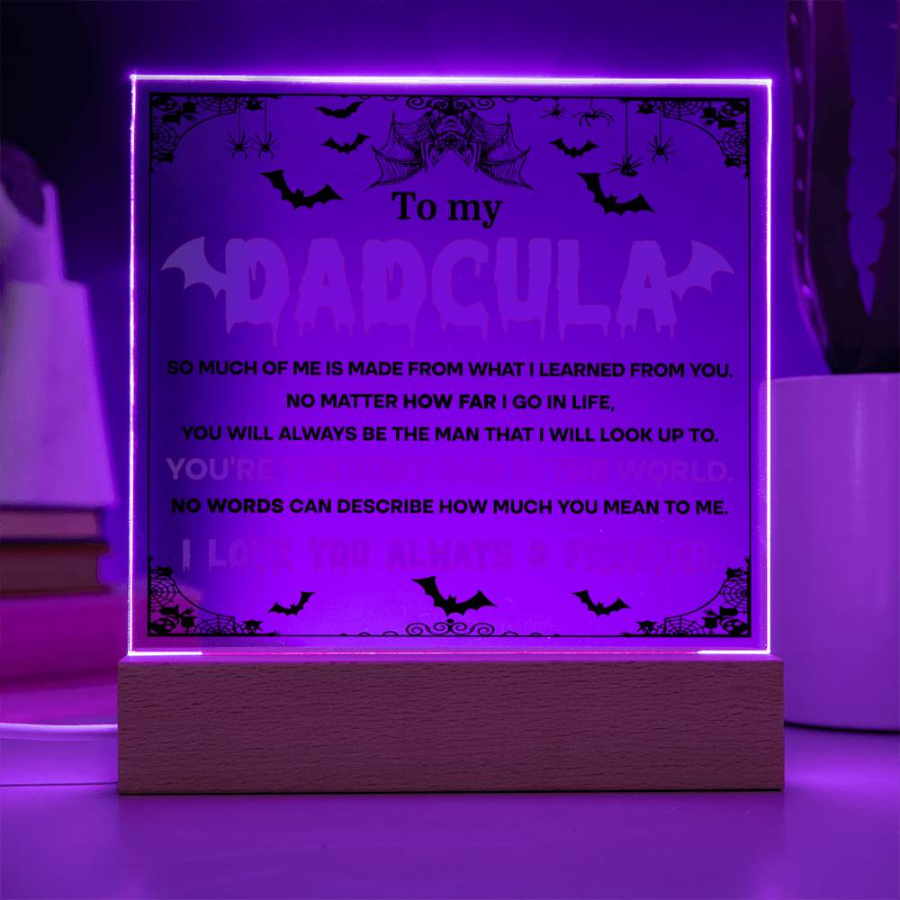 Dad - Dadcula Acrylic Square Plaque