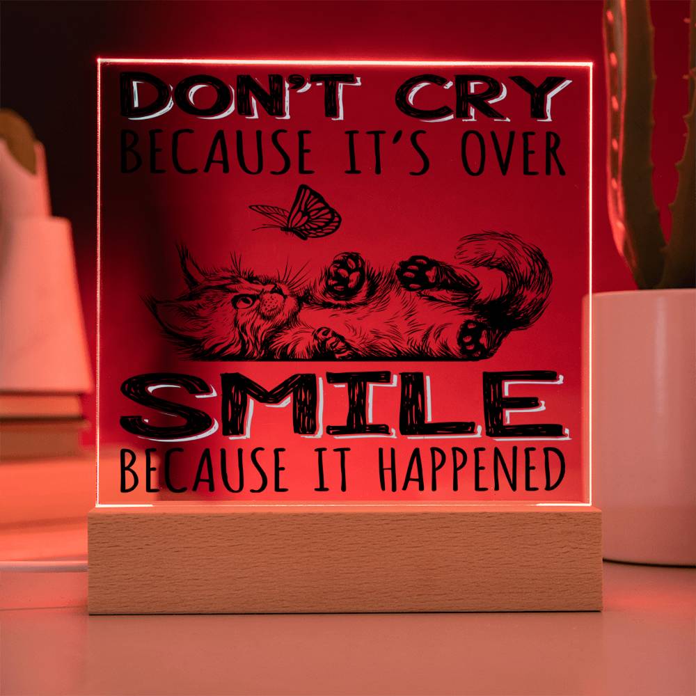 Smile It Happened - Acrylic Square Plaque
