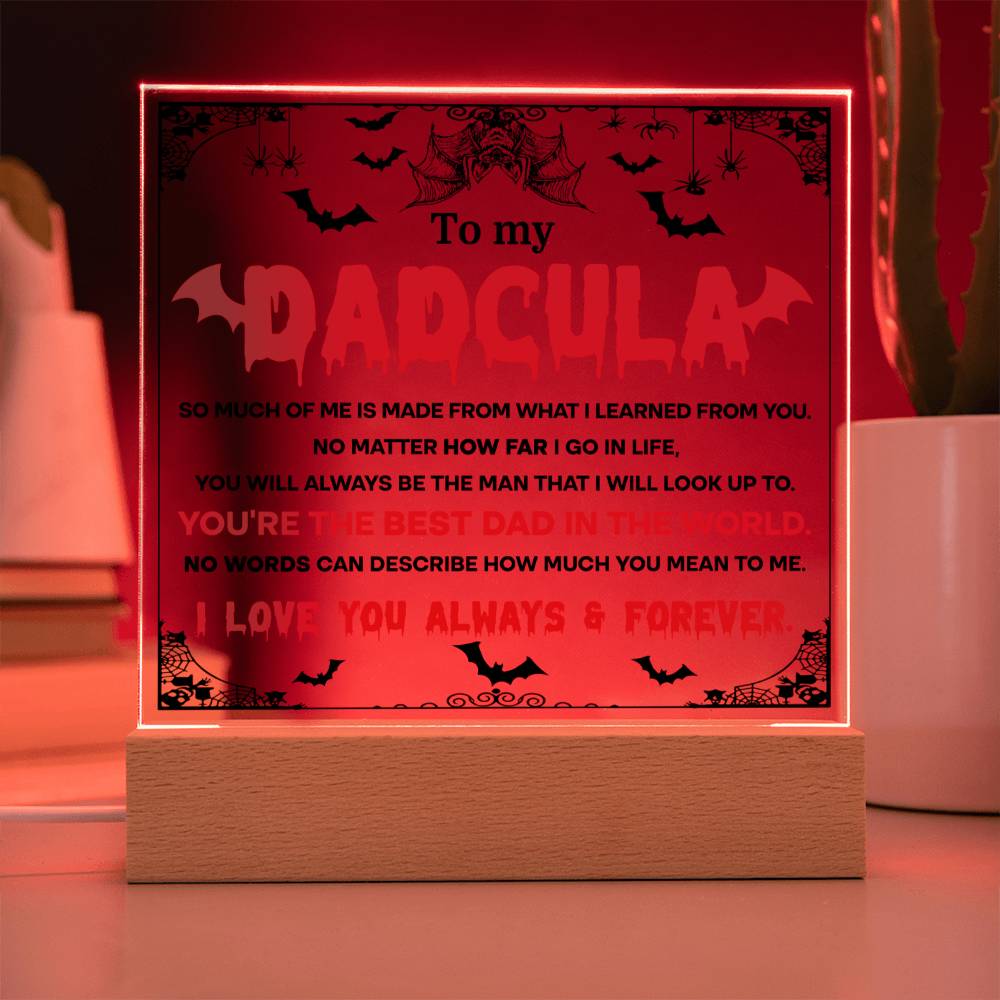 Dad - Dadcula Acrylic Square Plaque