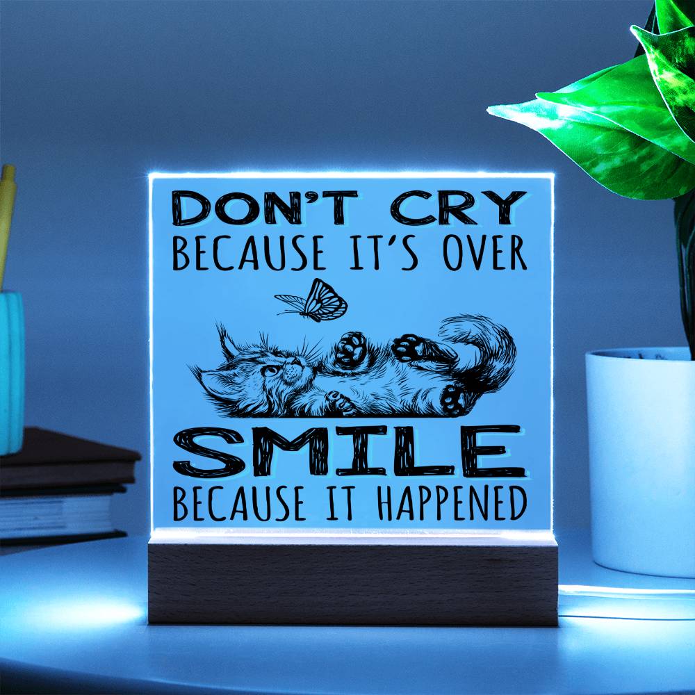 Smile It Happened - Acrylic Square Plaque