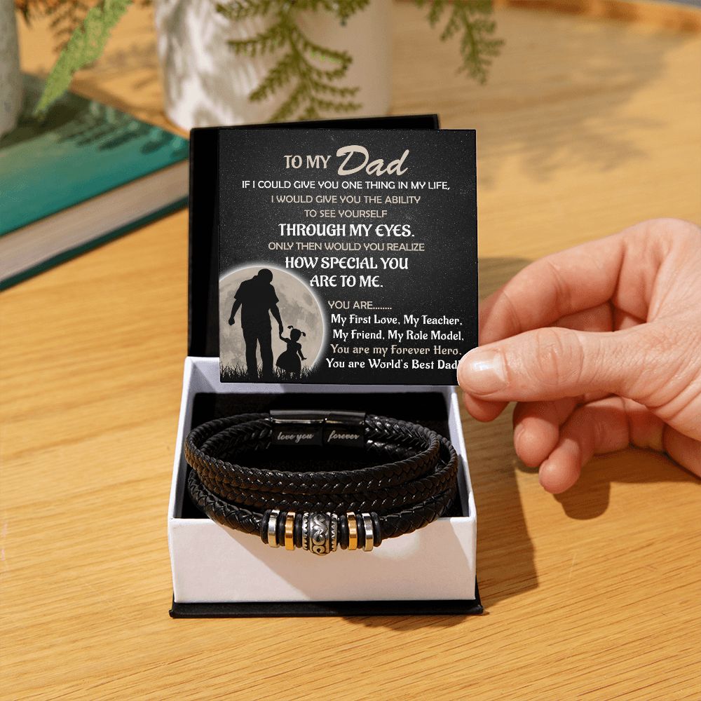 Dad-My Forever Hero Bracelet