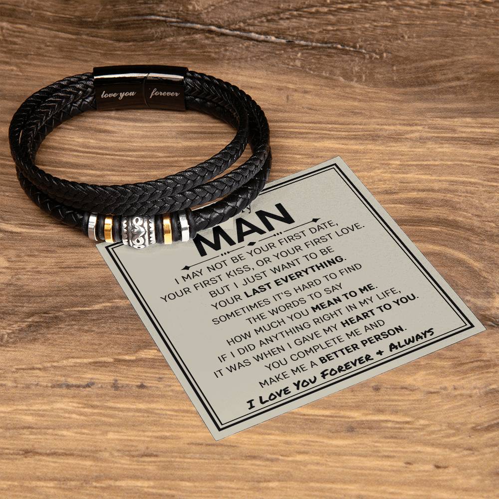 Husband-Last Everything Love You Forever Bracelet