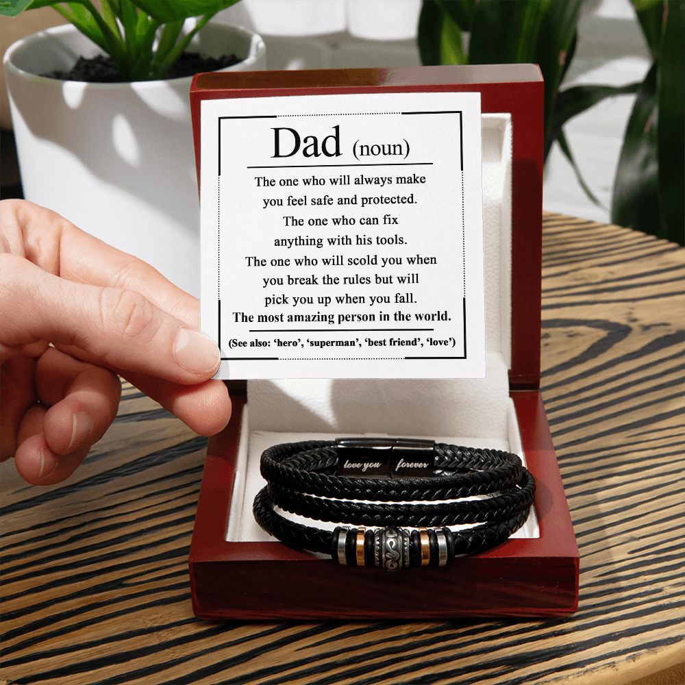 Dad-Love You Forever Bracelet