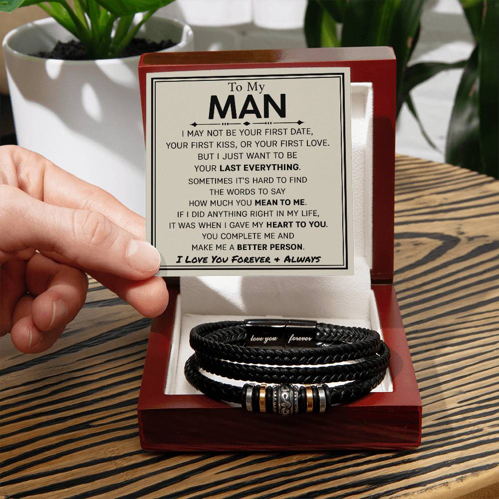 Husband-Last Everything Love You Forever Bracelet