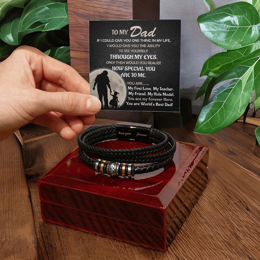 Dad-My Forever Hero Bracelet