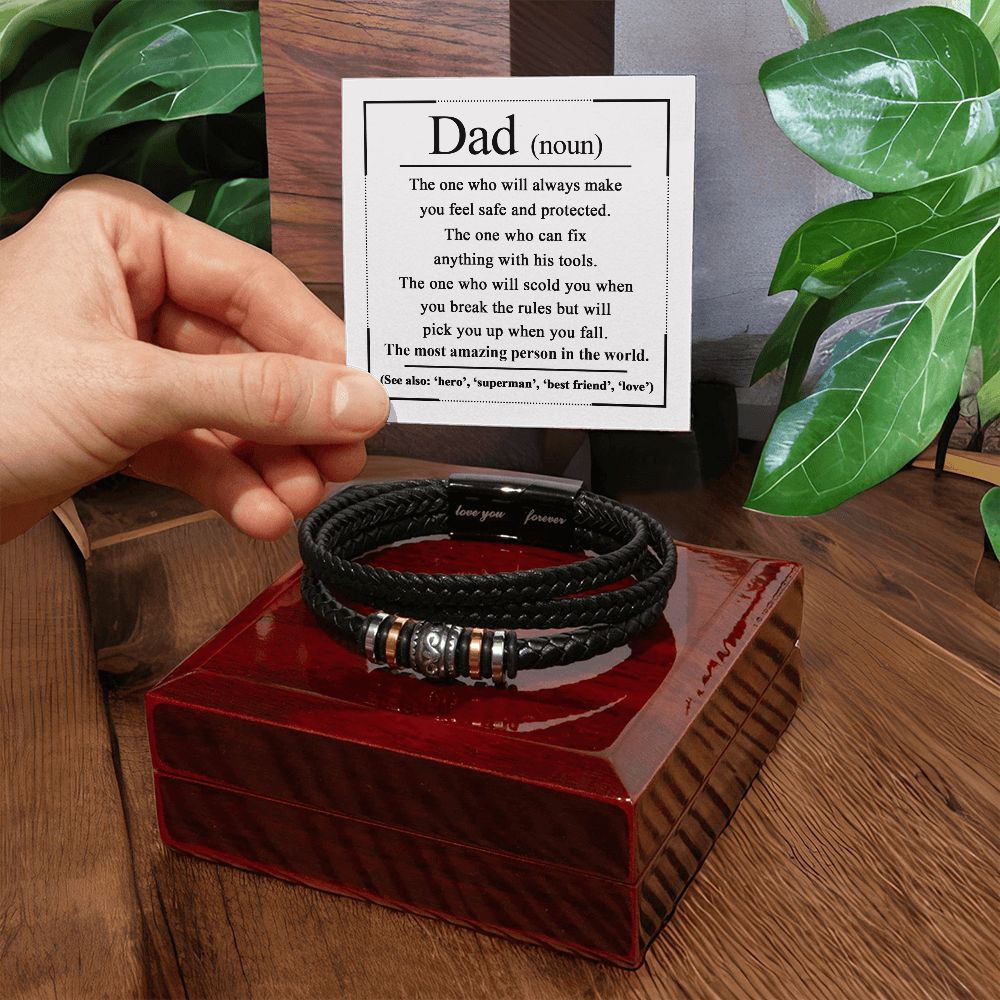 Dad-Love You Forever Bracelet