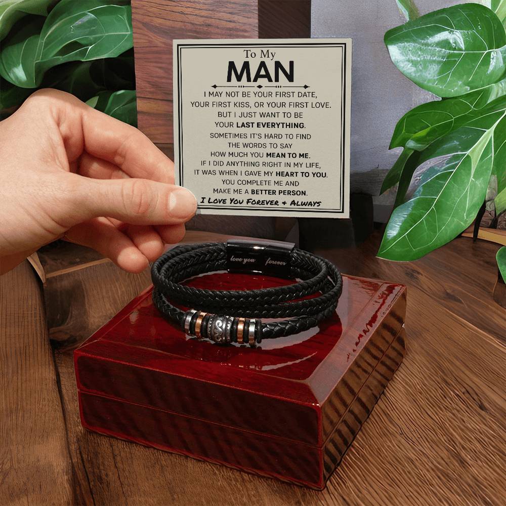 Husband-Last Everything Love You Forever Bracelet